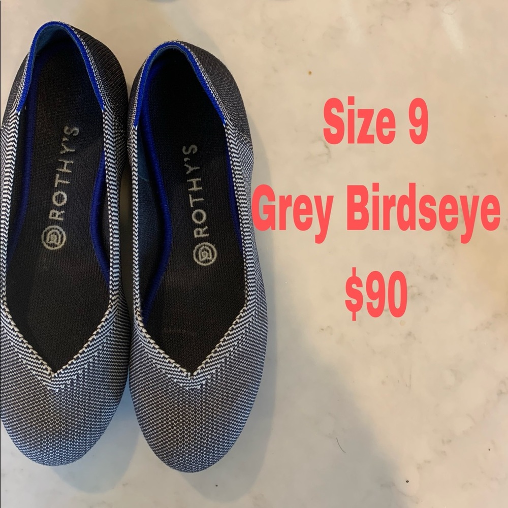 Rothy’s Grey Birdseye size 9